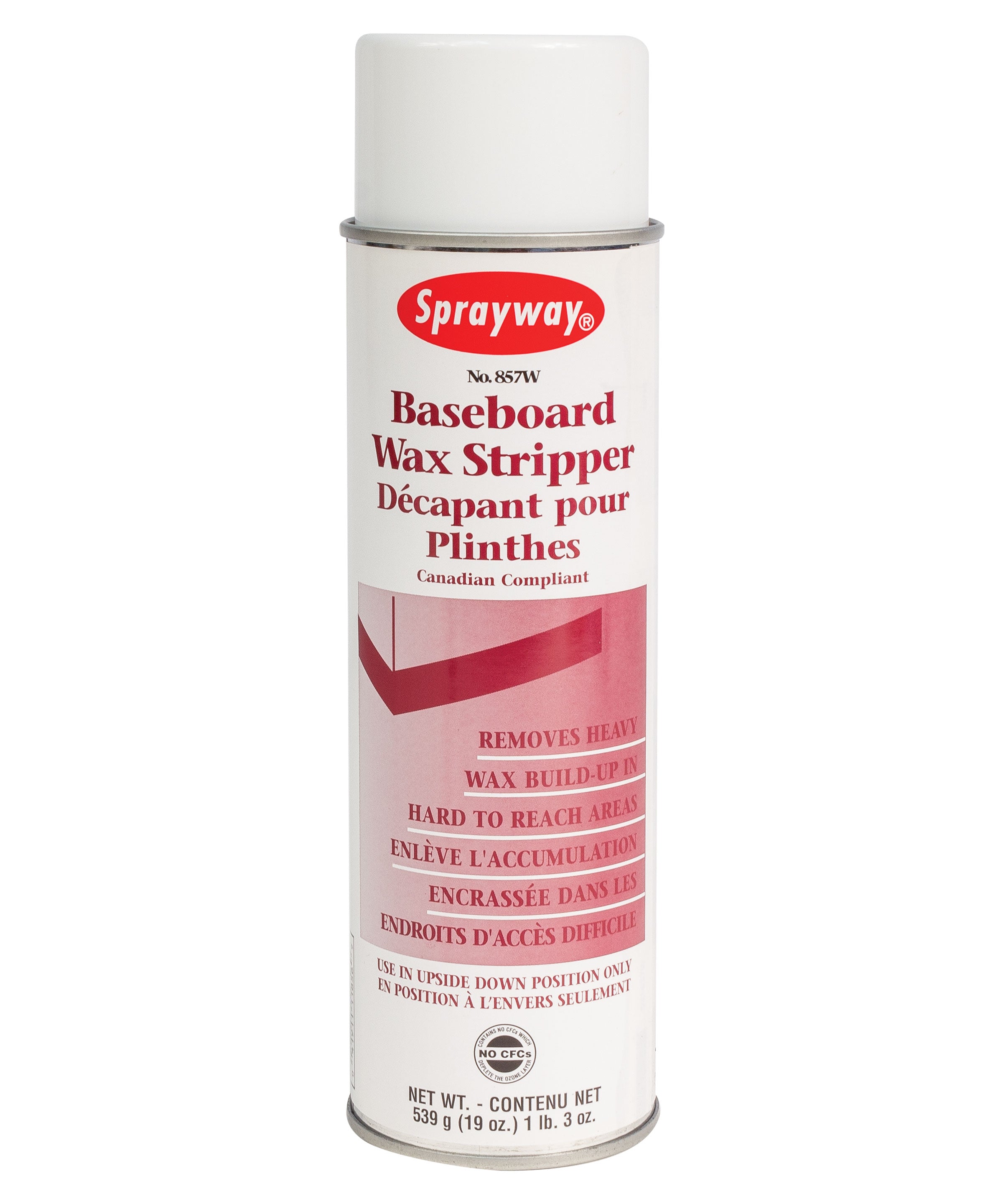 Baseboard Wax Stripper - 19 oz (539 g) - Sprayway - Claire SW857