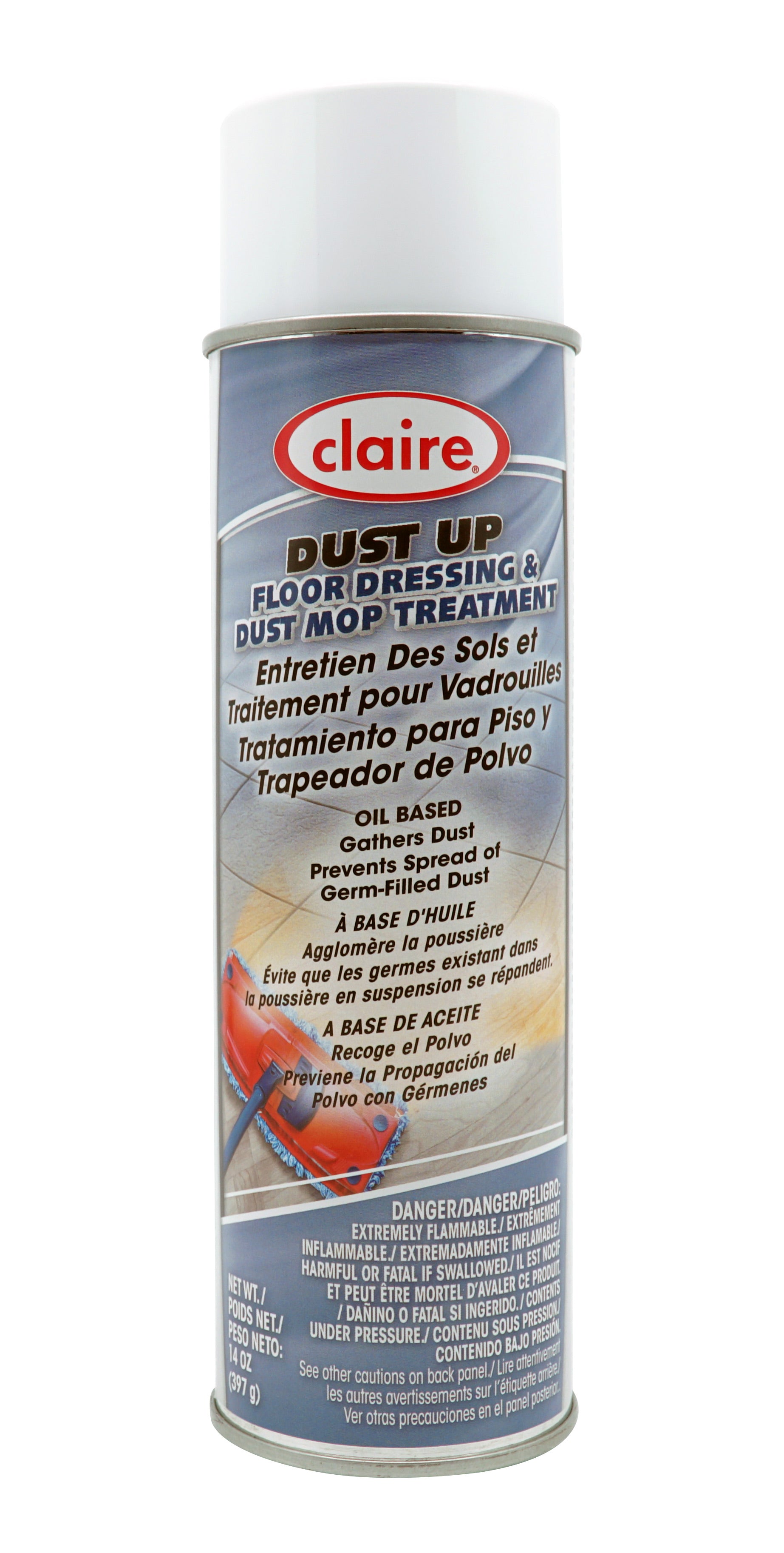 Dust  Mop Treatment  14oz / 397g - 14oz (397g) - Sprayway - Claire  875W