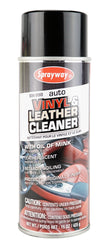 ***TEMP NLA***Vinyl and Leather Cleaner by Sprayway - 15oz (425g) - Leather Scent - With Mink Oil - SW-990