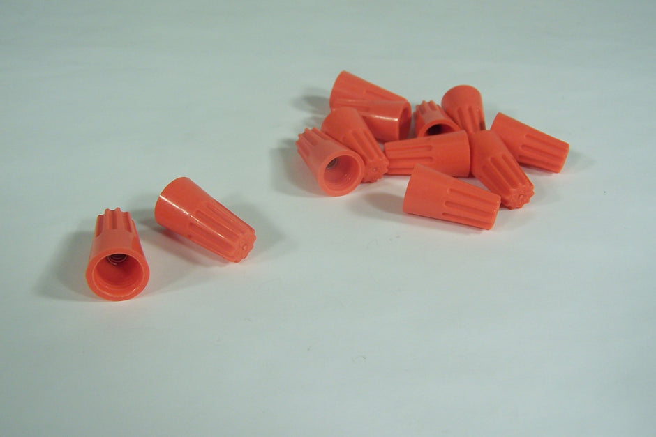 ELECTRIC WIRE CONNECTOR 31 - ORANGE - PKG/100