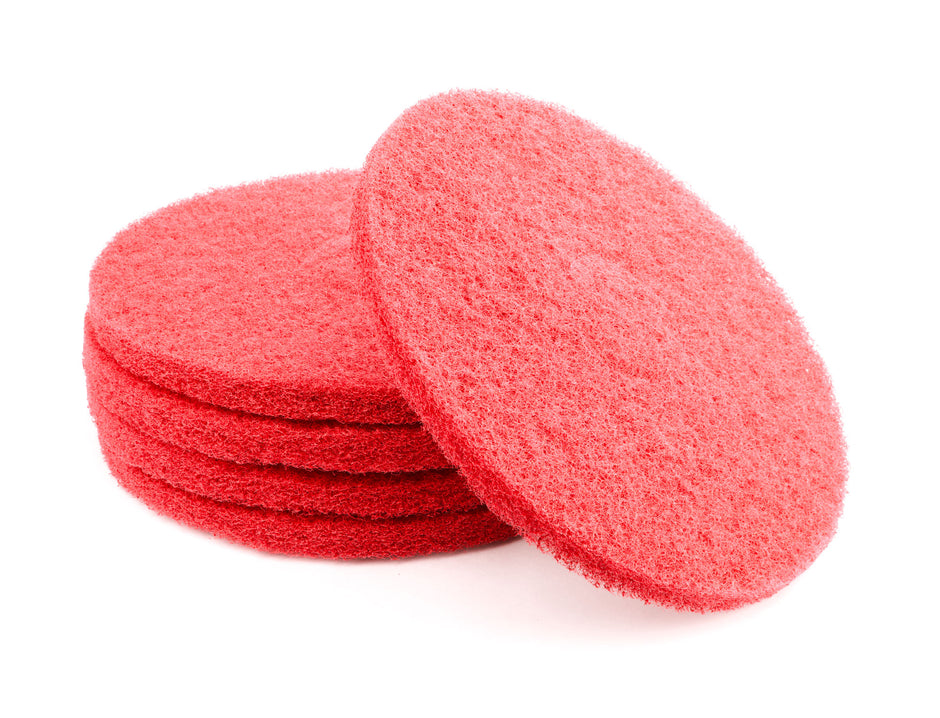 SPRAY BUFFING PAD 12'' RED BX 5