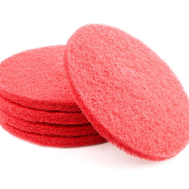 SPRAY BUFFING PAD 12'' RED BX 5