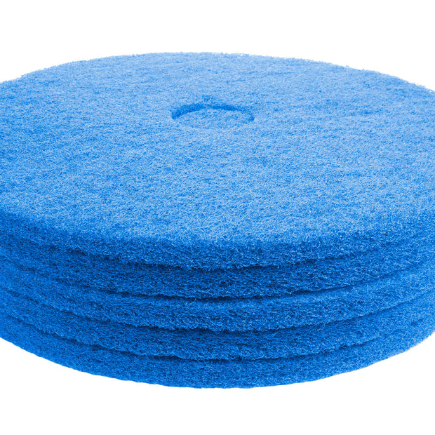 Floor Machine Pads - for Super Scrub - 20" (50.8 cm) - Blue - Box of 5 - 66261054247