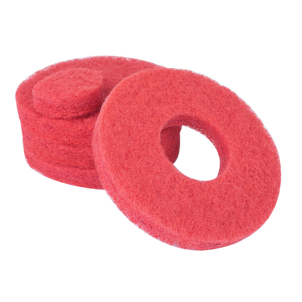 SPRAY BUFFING PADS 8'' RED PK4