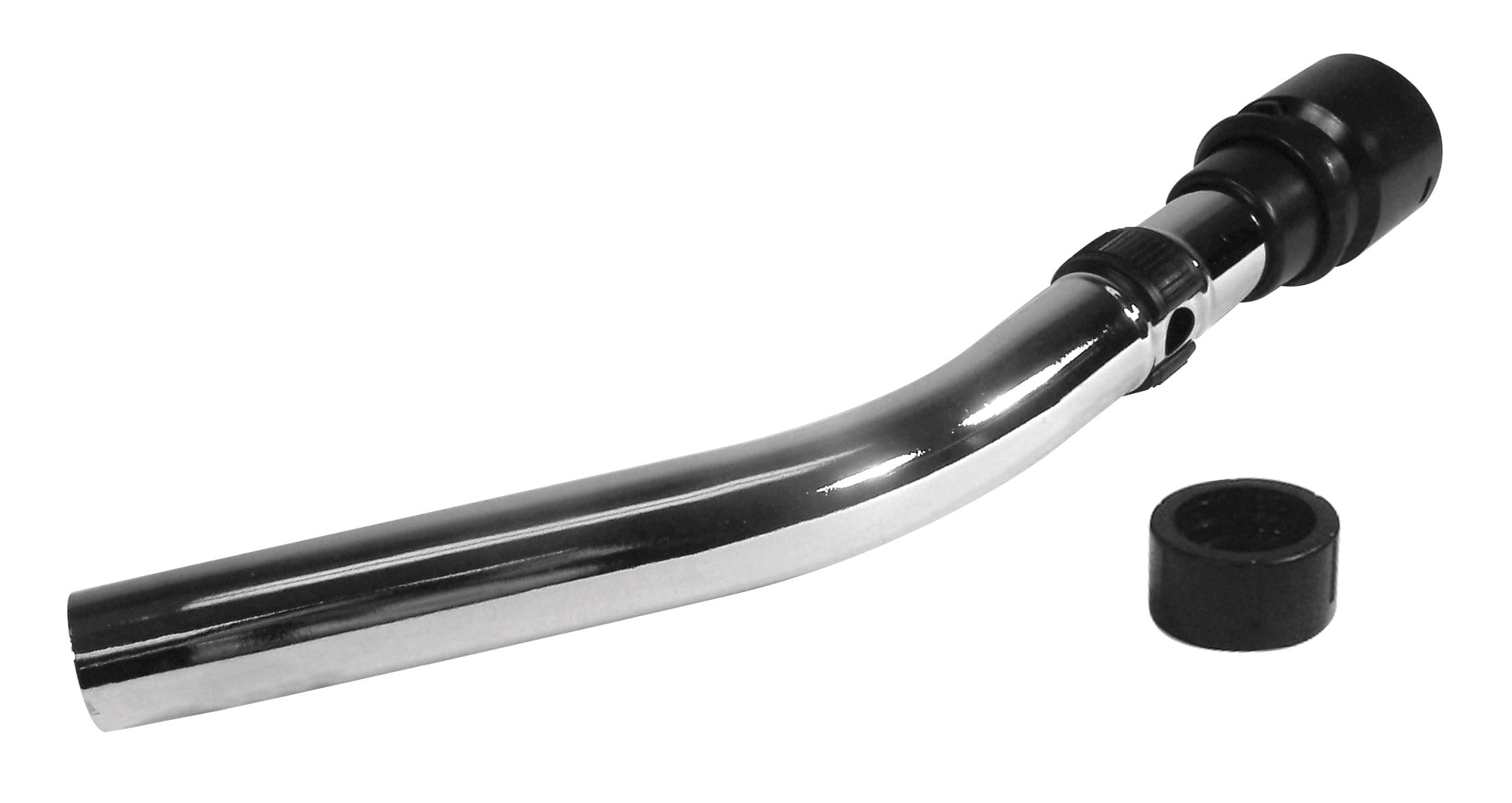 Swivel Metal Handle - 1Â¼ Diameter - with Cuff and Bleeder - Black