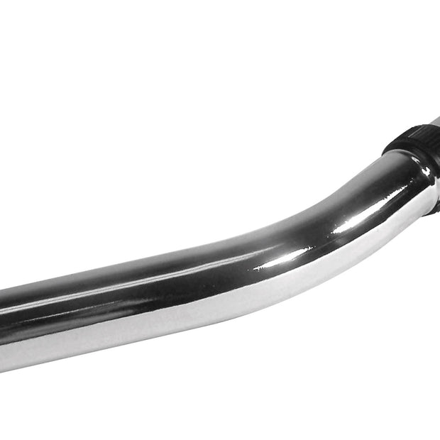 1Â¼ dia Metal Handle with Hose Cuff and Button - Black