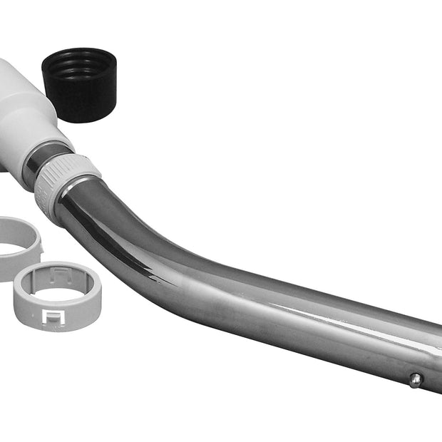 1 1/4 Handle with 1 3/8" Grey color Hose Cuff and Button