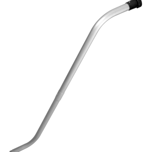 2 Curves Aluminium Wand - 1Â½ " X  52"  in 2 Pieces with Plastic Coupling