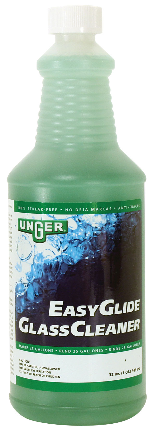 Concentrated Windows Cleaner - 32 oz (946 ml) - Gives 25 gal (113.7 L) - Unger EasyGlide FR110