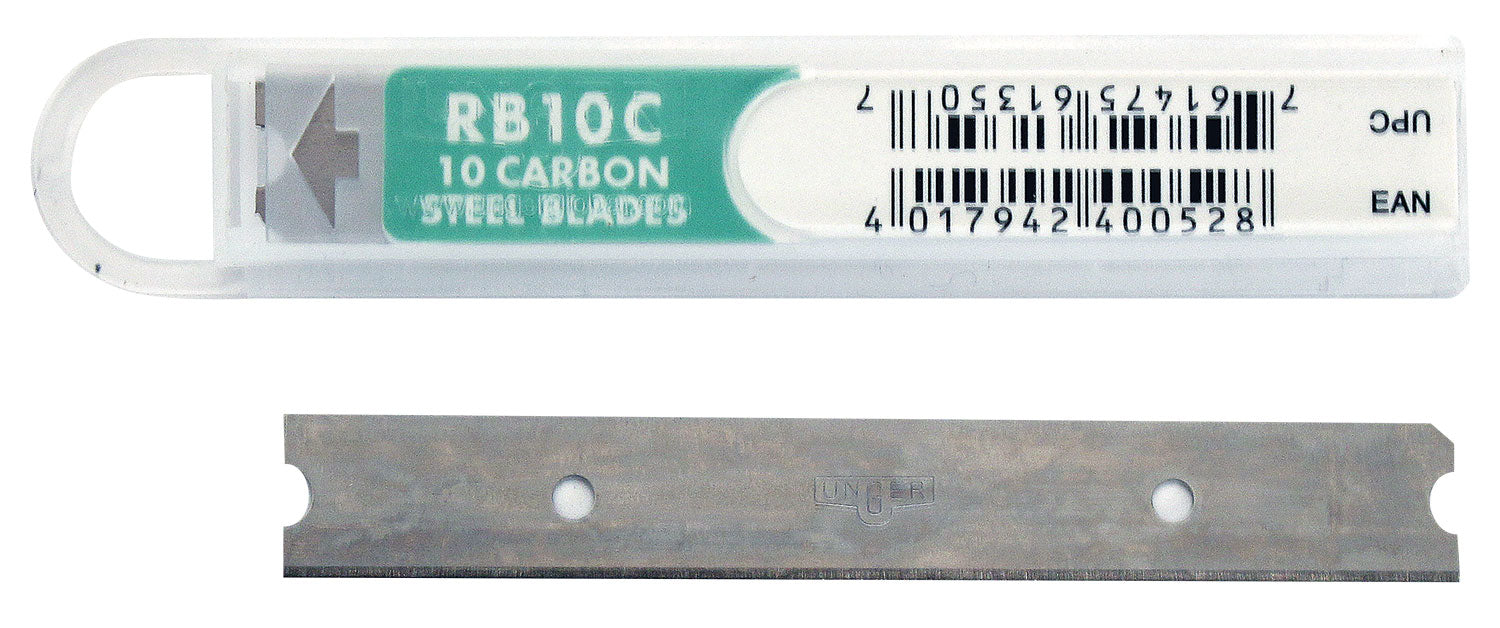 Carbon Steel Replacement Blade - for UNG203 - Pack of 10 - Unger RB10C