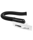 Automatic Dust Pan Plastiflex genuine for Central Vacuum - White - With Flexible Hose and Installation Kit Included