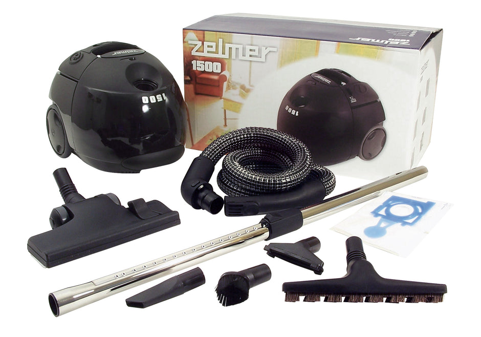 Canister Vacuum Cleaner - Black - Zelmer 1500.0