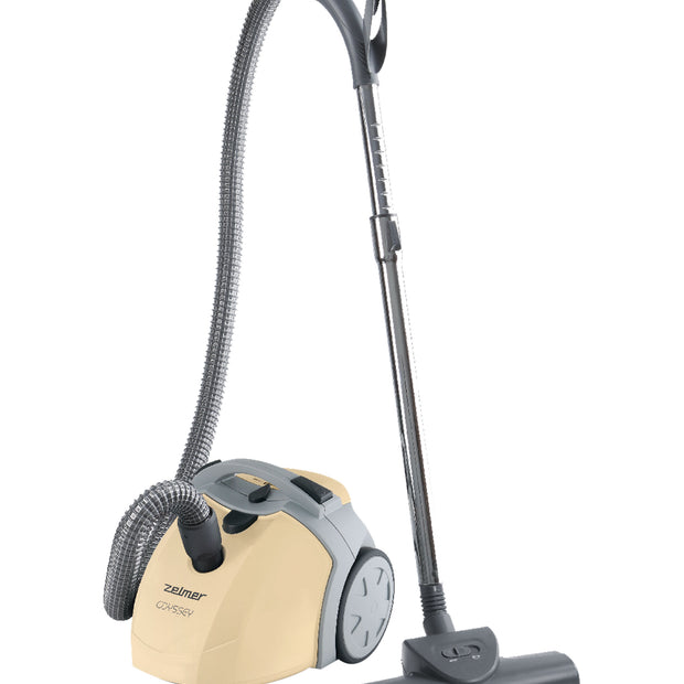 Zelmer Odyssey Canister Vacuum - 11 Amp - with HEPA Filter - Cream Color