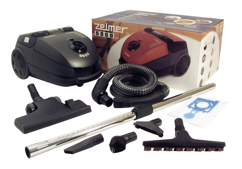 VC5000 Canister Vacuum Cleaner by Zelmer - 1200 Watts - Black