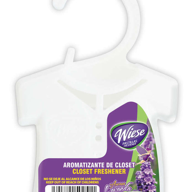 Drawer and Closet Freshener - Lavender Scent - 3 oz (85 g) - Wiese NPAP00