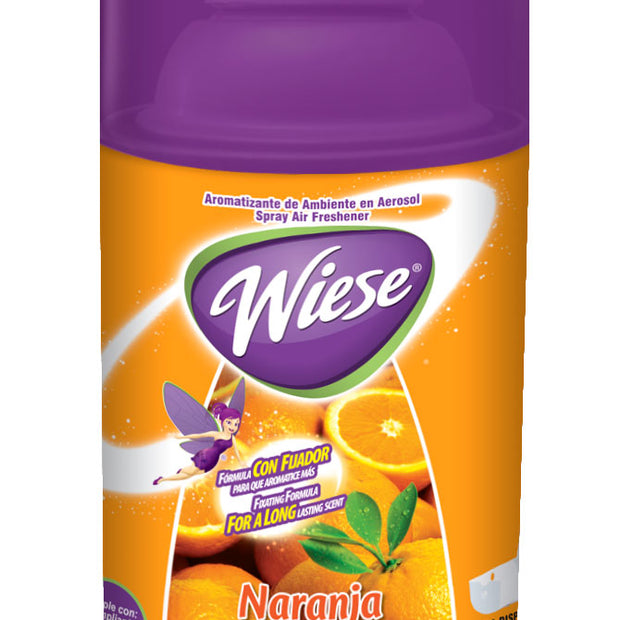 Metered Air Freshener - Orange Scent - 6.2 oz (180 ml) - Wiese NAEDC01
