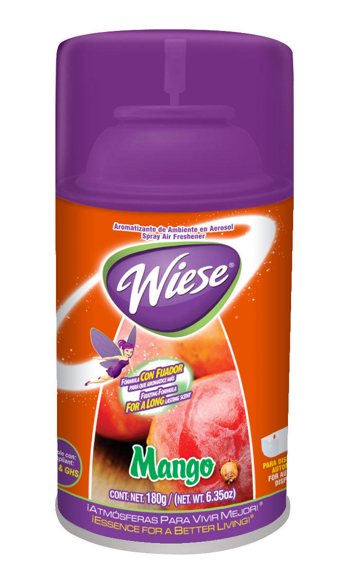 Metered Air Freshener - Mango Scent - 6.2 oz (180 ml) - Weise NAEDC03