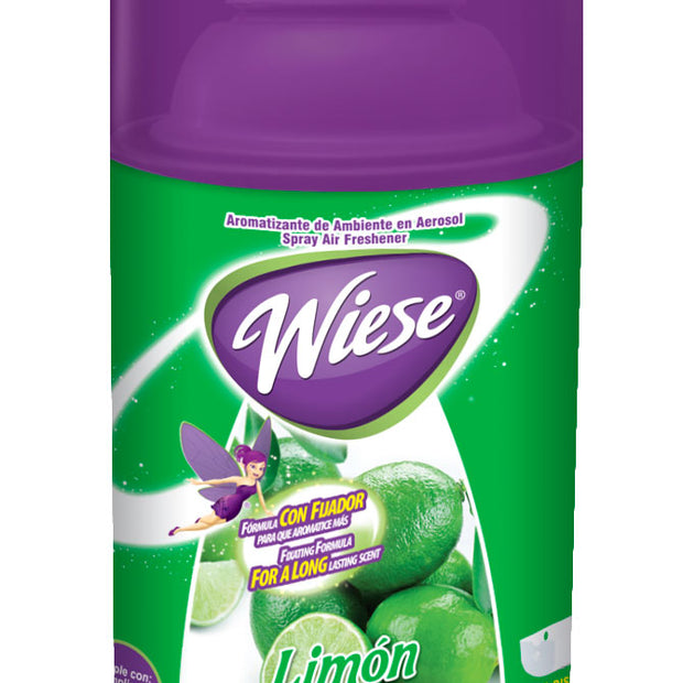 Metered Air Freshener - Lemon Scent - 6.2 oz (180 ml) - Wiese NAEDC06