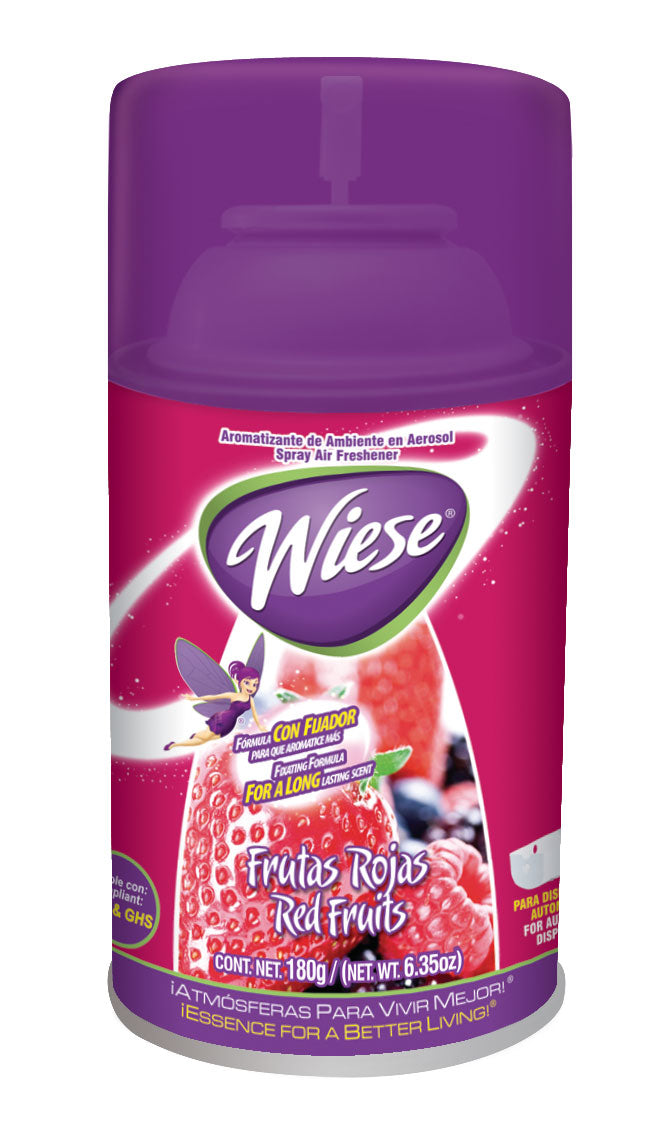 Metered Air Freshener - Red Fruits Scent - 6.2 oz (180 ml) - Wiese NAEDC11