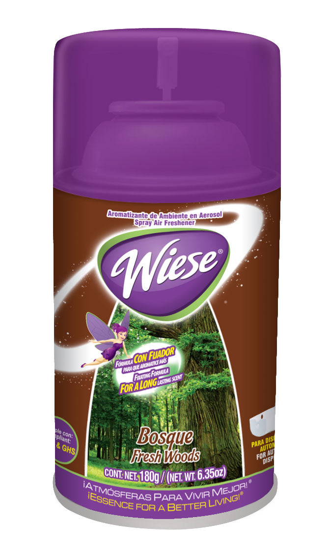 Metered Air Freshener - Fresh Wood Scent - 6.2 oz (180 ml) - Wiese NAEDC13
