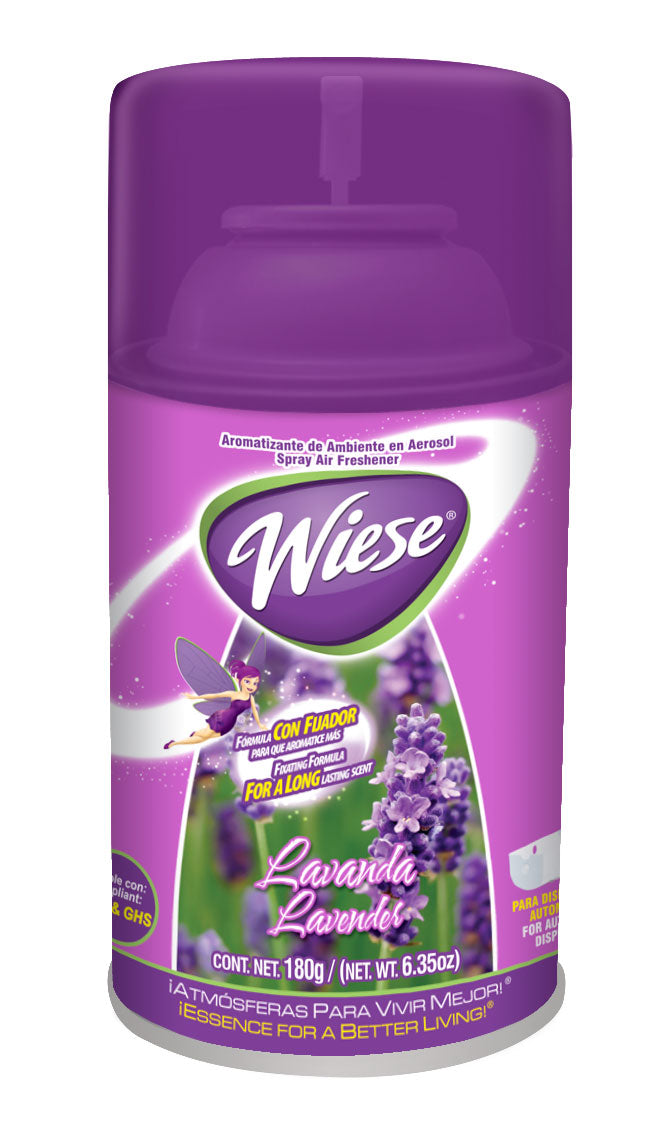Metered Air Freshener - Lavender Scent - 6.2 oz (180 ml) - Wiese NAEDC17