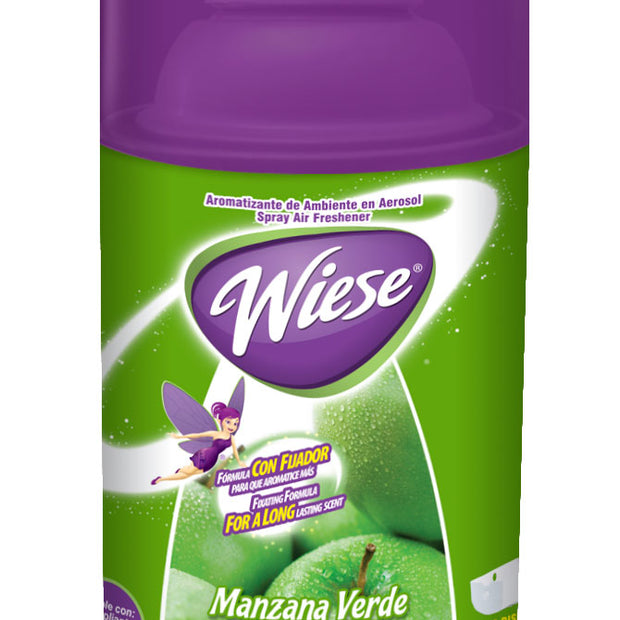 Metered Air Freshener - Green Apple Scent - 6.2 oz (180 ml) - Wiese NAEDC25