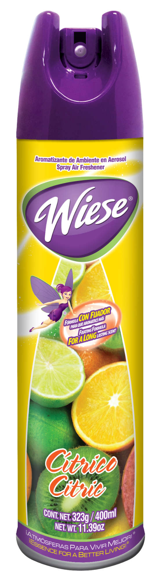 Air Freshener - Lemon Scent - 14 oz (400 ml) - Wiese NAEHO25