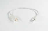 16 PIGTAIL ELECTRIC CORD (M/F) - WHITE