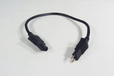 ELECTRIC CORD 16'' (M/F) - BLACK