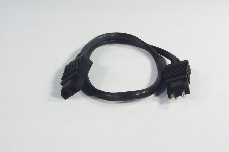 22 PIGTAIL ELECTRIC CORD (M/F) - BLACK