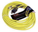 50' Commercial Electric Cord - 14/3 300v - Yellow