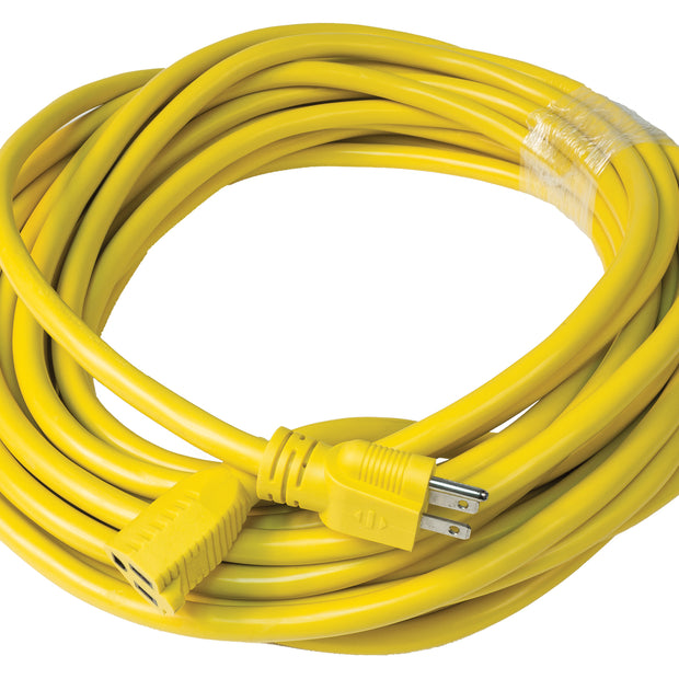 50' (15 m) Commercial Electric Cord - 14/3 - 600 V - Yellow