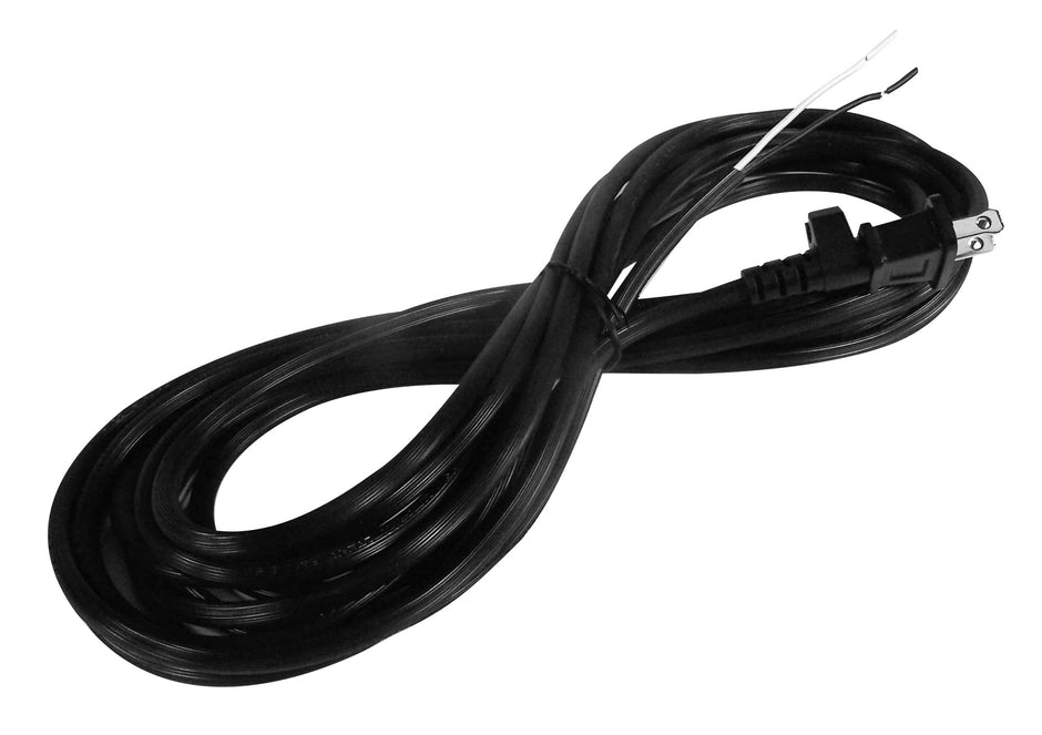 20' Electric Cord - 2 Wires - Black