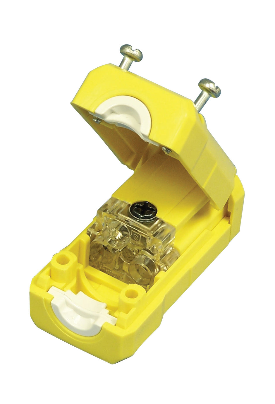 Female Electrical  Plug - 3 Wires - Top Quality - Yellow - Leviton 5259-VY