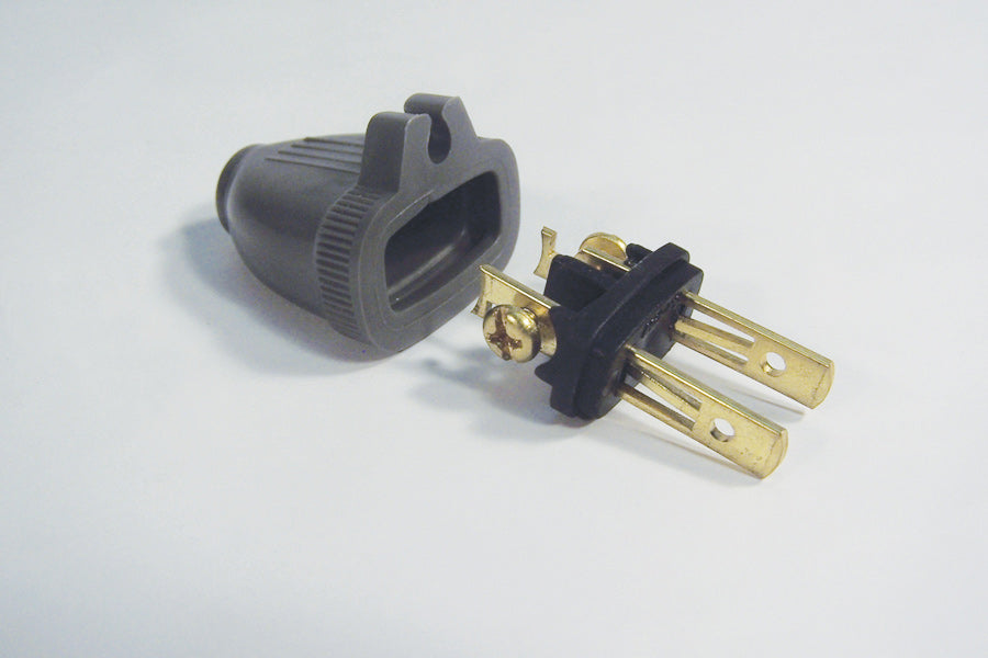 2 WIRES REPLACEMENT PLUG (M) - GREY