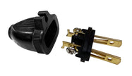 2 WIRES REPLACEMENT PLUG (M) - BLACK