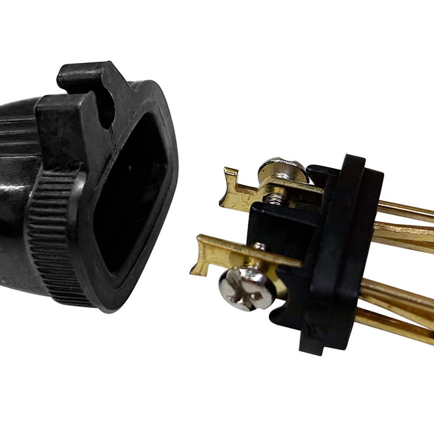 2 WIRES REPLACEMENT PLUG (M) - BLACK