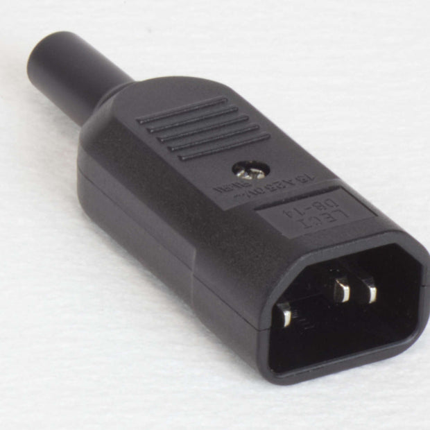 3-Wire Male Plug with Sheath and Cord Protector for ZZ2001